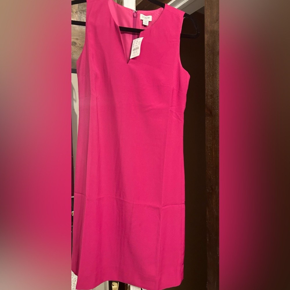 J Crew Raspberry Sheath Dress 00P